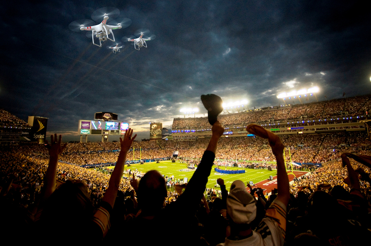 Main drones super bowl xliii   thunderbirds
